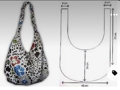 Hobo Bag Tutorials Sewing Patterns, Big Bag Patterns To Sew, Homemade Bags Sewing, Homemade Tote Bags, Tas Denim, Hobo Bag Patterns, Easy Diy Clothes, Denim Bag Diy, Upcycle Clothes Diy