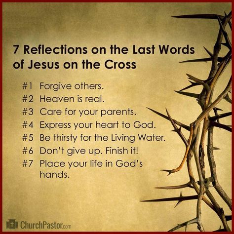 7 Reflections on the Last Words of Jesus on the Cross. Resurrection Quotes, Easter Bible Verses, Words Of Jesus, Ayat Alkitab, Last Words, Jesus Resurrection, Life Quotes Love, Bible Facts, Crown Of Thorns