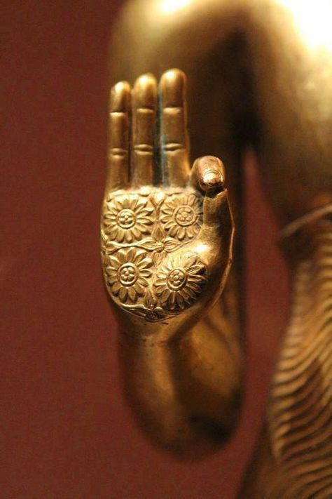 The hand of Buddha Buddhas Hand, Arte Yoga, Buddha's Hand, Yoga Studio Design, Little Buddha, Buddha Zen, Thich Nhat Hanh, Buddha Art, Trendy Quotes