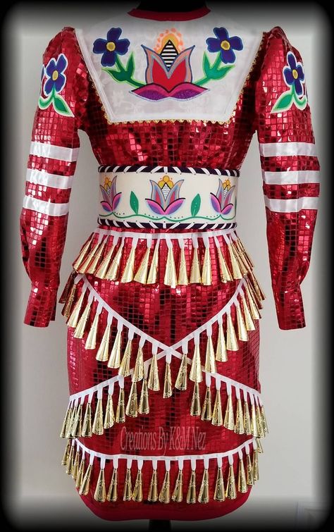 Native American Jingle Dress, Jingle Dress Dancer, Powwow Beadwork, Powwow Outfits, Native American Dress, Powwow Regalia, Jingle Dress, Modern Wear, Native American Regalia