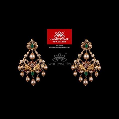 Heavy gold earrings collection Heavy Gold Earrings, Kameswari Jewellers, Buy Earrings Online, Gold Earrings Indian, Indian Jewelry Earrings, Gold Earrings Models, Gold Bangle Set, Gold Jewelry Simple Necklace, Gold Necklace Indian Bridal Jewelry