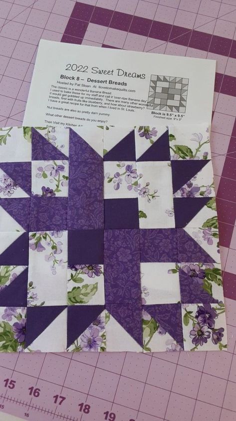 Quilt For You - Dessert Breads Quilt Block... | Facebook Quarancrafting Quilts, 10” Quilt Blocks, Quilt Blocks Easy Free Pattern, Block Facebook, Dessert Breads, Quilt Blocks Easy, Quilting Designs Patterns, Scrappy Quilt Patterns, Half Square Triangle Quilts