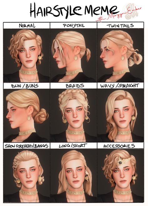 cc stacker on Tumblr Leo Hair, Hair Meme, Sims 4 Hair Male, Sims 4 Traits, Sims 4 Cas Mods, Sims Packs, Pelo Sims, Sims 4 Mm Cc, Tumblr Sims 4