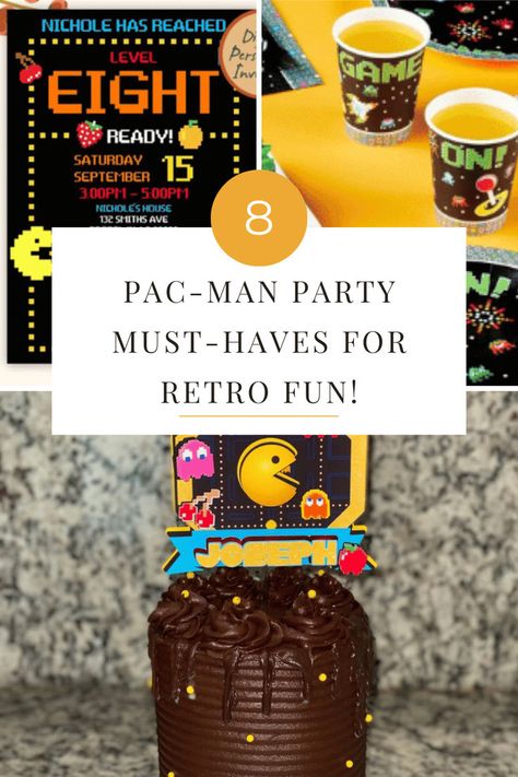 Get ready to chomp down memory lane with our 8 must-haves for the ultimate Pac-Man Party! 🎉 From themed decor to classic arcade action, level up your bash with retro fun that everyone will love! 🕹️✨ Pac Man Party, Mens Birthday Party, Man Party, Themed Decor, Pac Man, Man Birthday, Birthday Party Supplies, Memory Lane, Level Up