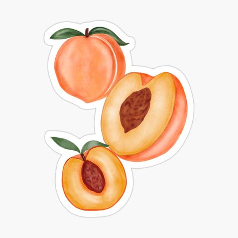 Peach Sticker, 2024 Stickers, Agenda Stickers, Bujo Stickers, Png Aesthetic, Stickers Printable, Sticker Designs, Sticker Ideas, Printable Stickers