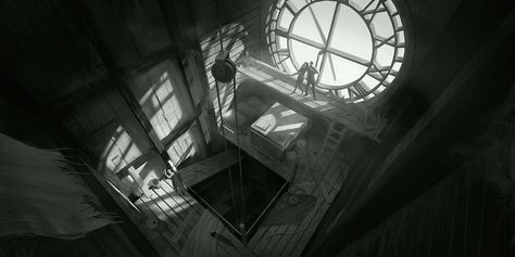 Environmental Art. The Clocktower Inside Clock Tower, Thief Game, Blue Court, Interior Concept Art, Props Art, Best Water Bottle, Best Water, Interior Concept, Clock Tower