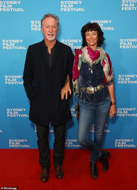 Bryan Brown, 75, (left) revealed the secret to his successful 40-year marriage to English-born Rachel Ward, 64, (right) on Friday Bryan Brown, Rachel Ward, Richard Chamberlain, Just Good Friends, Famous Couples, Secrets Revealed, Aging Gracefully, Special People, Beautiful Couple