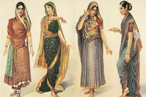 The name saree originated from the Sanskrit word ‘Saadi’ which means a type of cloth known as Sattika.  According to Hindu literature, Sattika is derived from a 3-piece ensemble which comprises the Antriya – the lower garments, the Uttariya –… Nahida Redesign, How To Wear A Sari, Hindu People, Hindu Clothing, Sari Skirt, Dresses By Style, Dancer Wear, Zardozi Embroidery, Beautiful Beach Wedding