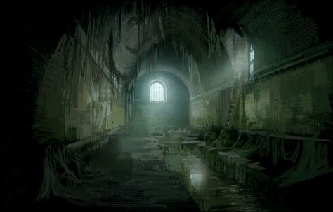 Sewer Concept The Witcher 1, Fantasy Rooms, Location Inspiration, D D Maps, Call Of Cthulhu, Game Dev, Fantasy Concept Art, Environment Concept Art, The Witcher