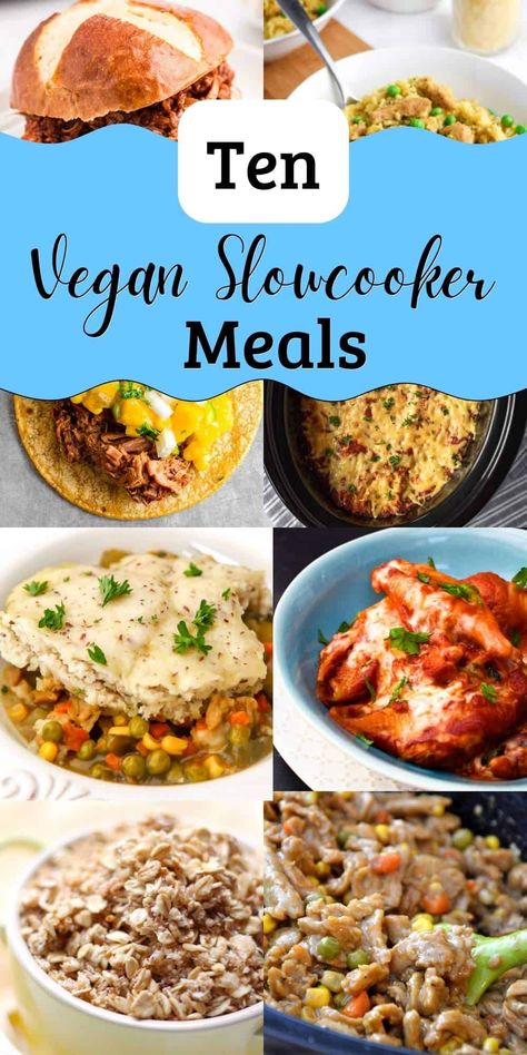 Vegan Slow Cooker Freezer Meals, Vegan Crockpot Recipes Easy, Vegetarian Crockpot Dinner Recipes, Vegan Meals Crockpot, Cheap Vegan Crockpot Meals, Meatless Crock Pot Meals, Cheap Vegetarian Crockpot Recipes, Gluten Free Vegan Crock Pot Recipes, Vegan Slow Cooker Dump Meals