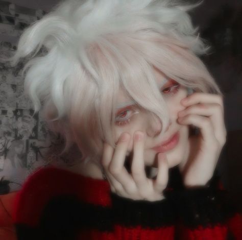 Cosplay Nagito Cosplay, Nagito Komaeda Cosplay, Nagito Komaeda, Cosplay Wigs, Danganronpa, Aesthetic Pictures, Halloween Costumes, Wigs, Halloween