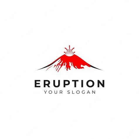 Premium Vector | Eruption of a volcano mountain logo simple illustration of volcano mountain vector logo Volcano Logo, Mgm Logo, Volcano Mountain, Mountain Vector, Mountain Logo, Mountain Logos, Simple Illustration, Logo Restaurant, Symbol Logo