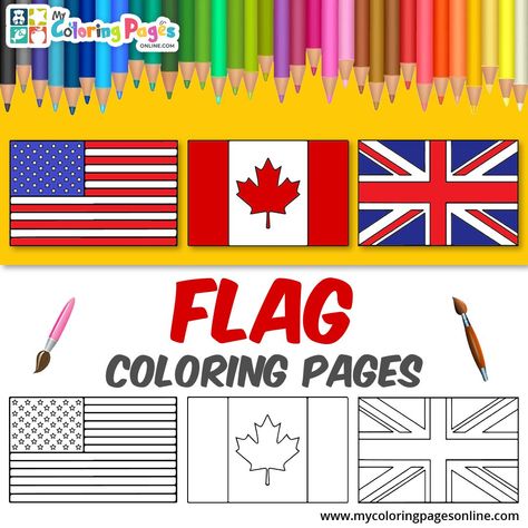 Geography is your children's favorite hobby? What about the flags of the world countries? Are they good enough with painting and memorizing things? Then, Flags Coloring is the right app for you. Visit website: https://mycoloringpagesonline.com/flag-coloring-games-for-kids/?utm_source=TLA+Social&utm_medium=Social+Post #thelearningapp #TLA #flag #coloring Flags From Around The World Printables, Coloring Flags Free Printable, Flag Coloring Pages Free Printable, Flag Art Project, Design Your Own Flag, All Country Flags, Coloring Games For Kids, Coloring Games, Name Coloring Pages