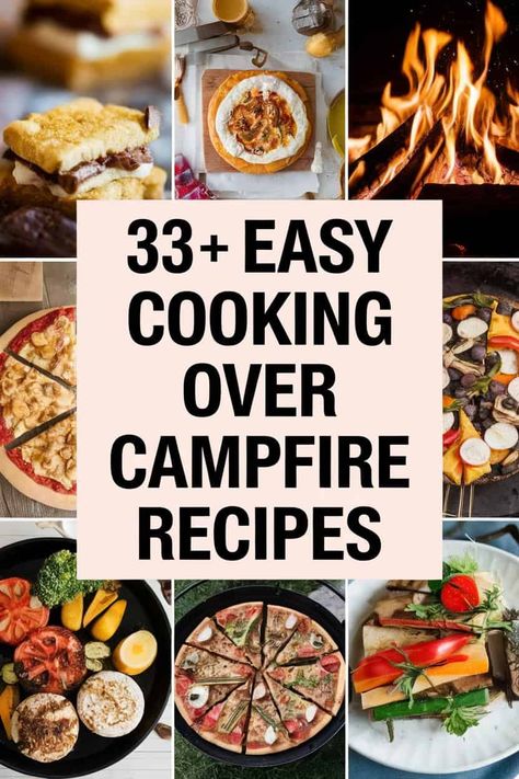 Cooking over a campfire is fun and tasty! Explore these easy recipes for delicious meals that your family and friends will enjoy. From s'mores to roasted veggies and quick pizza. there's something for everyone. Perfect for camping trips or backyard adventures. these meals will make your fireside gatherings unforgettable! https://ostrali.com/cooking-over-campfire-recipes Cooking Over Campfire Recipes, Camping Meals Over The Fire, Over Fire Cooking, Cooking Over Fire Pit Campfire Recipes, Campfire Meals Fire Pits, Cooking Over Campfire, Bonfire Food Ideas, Camping Food Healthy, Campfire Meals Foil