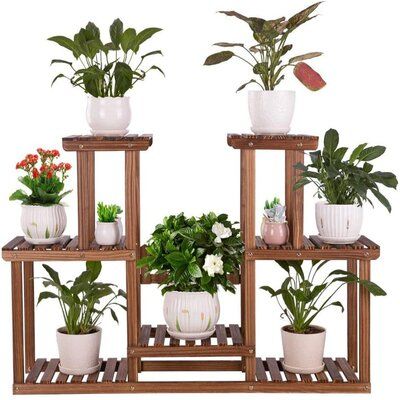 Plants Rack Outdoor, Plant Stand Wood, Bamboo Pot, Indoor Bamboo, Bamboo Plant Stand, Ideas Con Madera, Bamboo Outdoor, Bamboo In Pots, Support Pour Plante