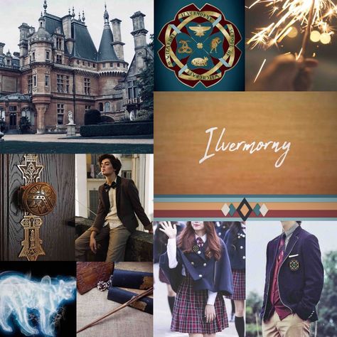 Ilvermorny - Harry Potter Wizarding schools aesthetic 4/12 Wizarding School Aesthetic, Wizarding World Schools, Harry Potter Schools, Wampus Ilvermorny Aesthetic, Wizard School Aesthetic, Ilvermorny Castle, Witch School Aesthetic, Ilvermorny Pukwudgie, Wampus Ilvermorny