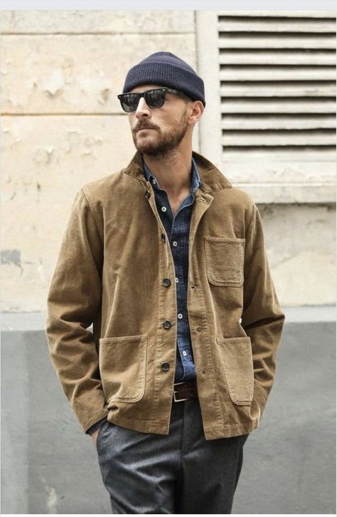 Men’s French Style, Creative Mens Fashion, Corduroy Outfits, Corduroy Fashion, Tailored Suit, Outfits For Men, Men's Outfits, Dapper Style, Mens Workwear