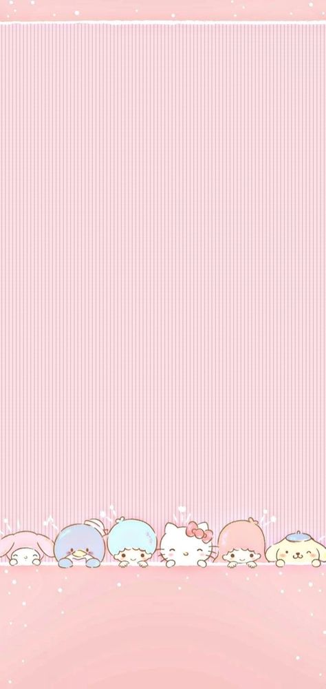 Sanrio Background Landscape, Sanrio Landscape, Pinkcore Wallpaper, Sanrio Background, Background Landscape, Iphone Themes, Sanrio Wallpaper, Planner Printables, Phone Stuff