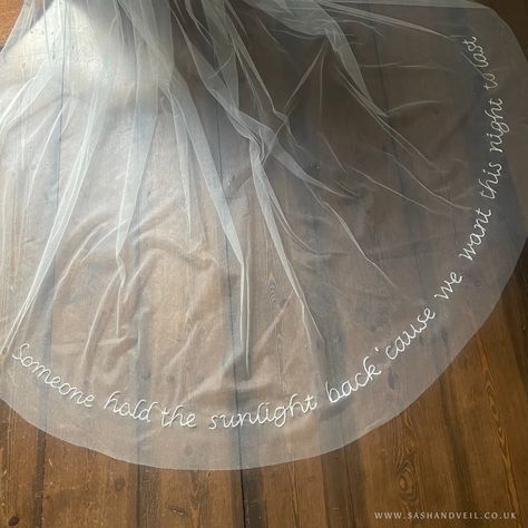 What To Embroider, Embroidered Wedding Veil, Wedding Scripture, Veil Inspiration, Arabian Wedding, Wedding Calendar, Long Veil Wedding, Bride Veil, Wedding Bridal Veils