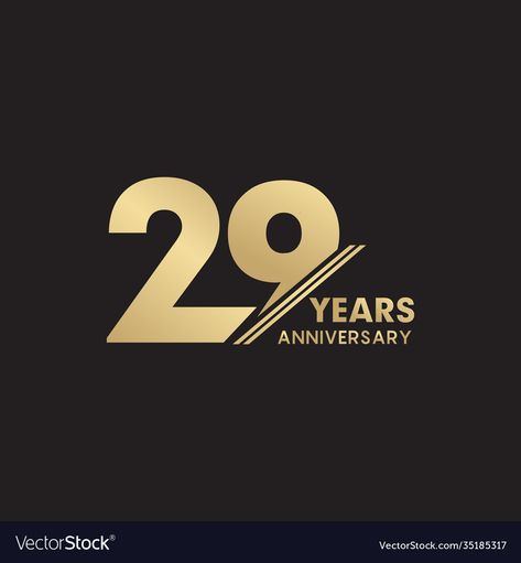 Anniversary Logo Design, Anniversary Png, 29th Anniversary, Anniversary Logo, Logo Design Template, Template Download, Design Vector, Business Names, Year Anniversary