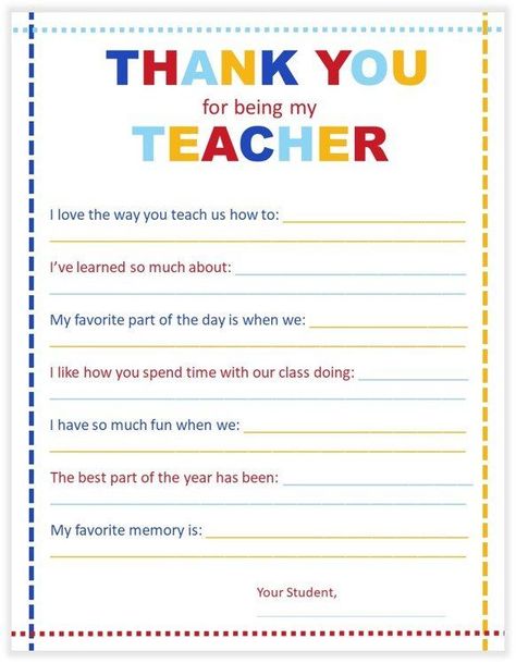 Teacher Appreciation Letter, Preschool Teacher Appreciation, Free Teacher Appreciation Printables, Teacher Appreciation Signs, I Love My Teacher, Appreciation Letter, Unique Teachers Gift, Teacher Appreciation Printables, Cute Teacher Gifts