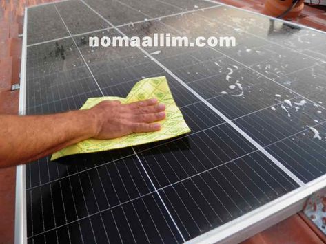 solar panel cleaning When To Clean, Pv Panels, Light Panels, Solar Pv, Solar Lights, Solar Panels, A Table, Solar, Lighting