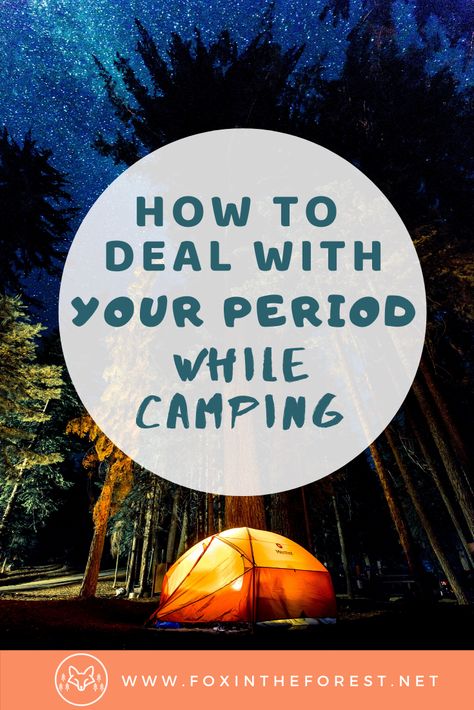 How to survive your period when camping and hiking. What to do when you get your period camping. Hacks for dealing with your period on a hike.  Tips for women's camping hygiene. #camping #hiking Camping Hygiene, Period Supplies, How To Camp, Best Camping Meals, Camping Packing List, Period Hacks, Caravan Interior, Camping Photography, Camping Aesthetic