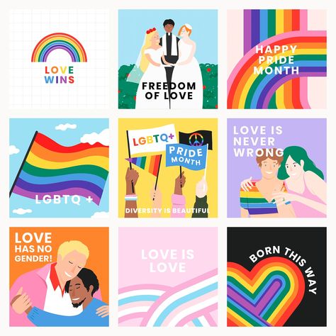 Pride Month Poster Ideas, Pride Month Stickers, Pride Infographic, Pride Month Graphic Design, Pride Month Poster Design, Pride Month Design, Lgbtq Posters Design, Pride Month Art Ideas, Queer Logo