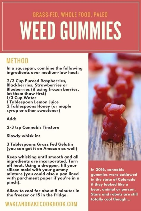 Gummy Bear Recipe, Gummy Recipe, Cannabutter Recipe, Edible Recipes, Cannibis Recipes, Gummies Recipe, Bear Recipes, Vegan Gummies, Wake And Bake