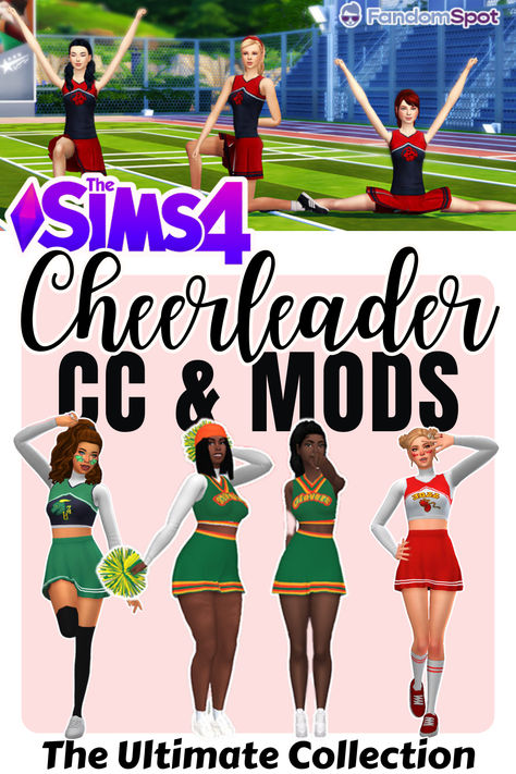 Sims 4 Cheer Mods, Sims 4 Cheerleader Mod, Sims 4 Cheer Animations, Sims 4 Cc Cheer Uniform, Sims 4 Sports Mod, Sims 4 Cheerleader Pose, Sims 4 Cheer Poses, Sims 4 Cc Cheerleader Outfit, Sims 4 Cheerleader Outfit