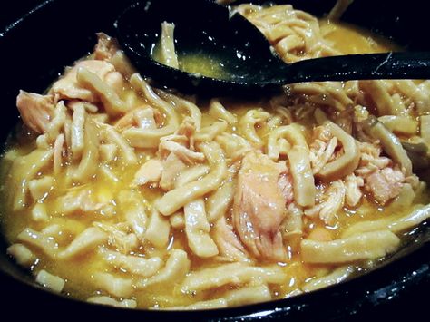 Chicken Noodles Crock Pot, Crockpot Chicken And Noodles, Chicken Noodles, Noodles Recipe, Ree Drummond, Crock Pot Slow Cooker, Crock Pot Cooking, Egg Noodles, Chicken Noodle