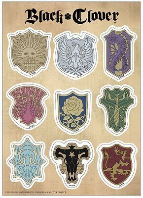 Black Clover Squad, Black Clover Symbol, Black Clover Black Bulls Squad, Black Clover Magic Knights, Black Clover Tattoo Ideas, Black Clover Stickers, Black Clover Tattoo, Clover Symbol, Knight Squad