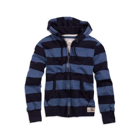 AE Men's Striped Full Zip Hoodie (Sail Blue) ($25) ❤ liked on Polyvore featuring men's fashion, men's clothing, men's hoodies, jackets, hoodies, men, sweaters, outerwear, clothing & accessories and sweatshirts Alex Kralie, Twd Outfits, Striped Zip Up Hoodie, 90s Bedroom, Mens Zip Hoodie, Men's Hoodies, Mens Stripes, Swaggy Outfits, Dream Clothes