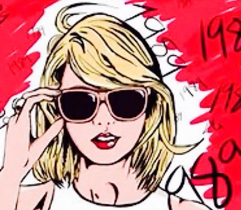 1989 Taylor Swift Tumblr, Taylor Swift Drawing, Feminist Icons, All About Taylor Swift, Taylor Swift Red, Celebrity Look Alike, Taylor Swift 1989, Taylor Swift Album, Taylor Swift Wallpaper