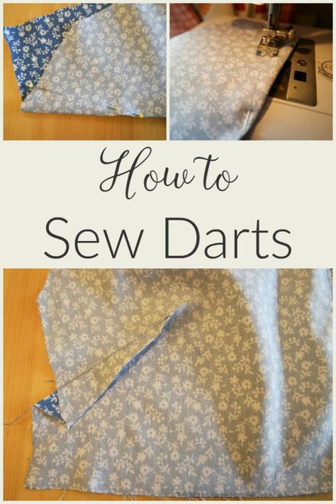 how to sew darts How To Sew Darts, Sewing Darts, Sewing Project Ideas, Course Ideas, Diy Baby Headbands, Stitching Ideas, Basic Sewing, Beginner Sewing Projects Easy, Diy Travel