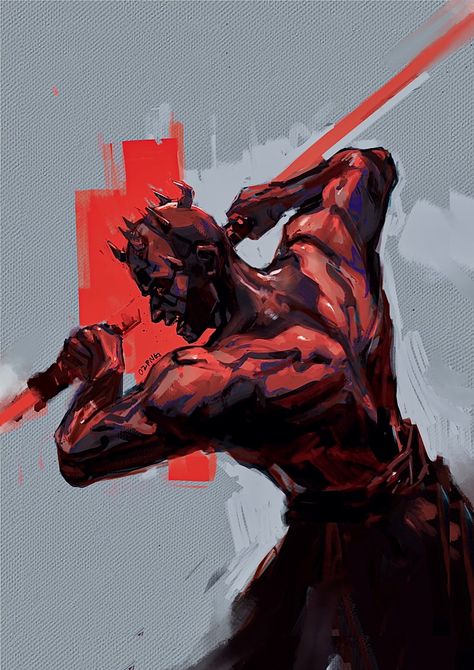 02 on Twitter: "Darth Maul https://t.co/pW2g6DLkOH" / Twitter Maul Fanart, Dark Maul, Red Lightsaber, Dark Lord Of The Sith, Star Wars Empire, Darth Maul, Star Wars Artwork, Star Wars Pictures, Dark Art Illustrations