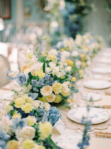 A return to Nature, Shot at The Lanesborough - Love My Dress® UK Wedding Blog & Wedding Directory Italy Moodboard, Pale Yellow Weddings, Rooftop Ideas, Blue Yellow Weddings, Yellow Wedding Decorations, Yellow Wedding Colors, Wedding Theme Color Schemes, Yellow Wedding Invitations, Orchid House