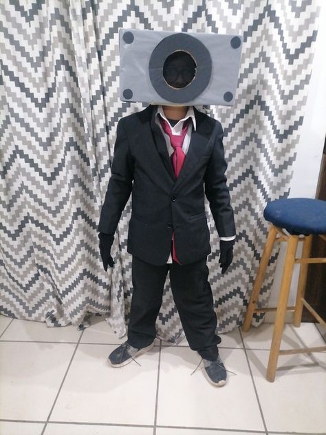 Camera Man Costume, Toilet Boys, Box Costumes, Aries Birthday, Skibidi Toilet, 9th Birthday, Talent Show, Diy Costumes, Mens Costumes