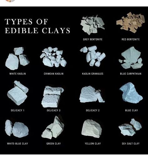 Edible Clay, School Academy, Blue Clay, Skin Mask, Natural Clay, Green Clay, Bentonite Clay, White Chalk, Diy Beauty Hacks