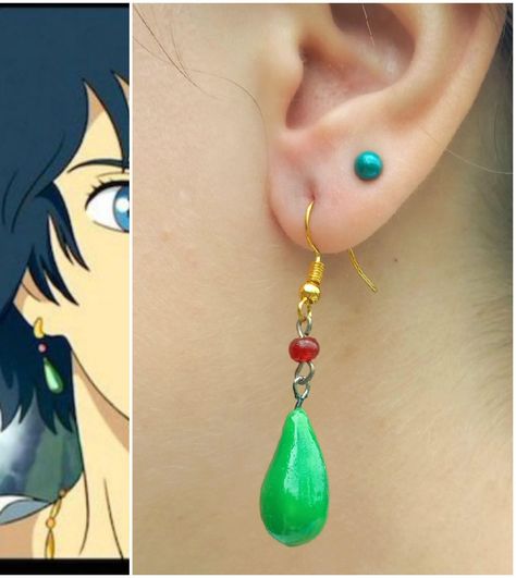 Studio Ghibli Jewelry, Ghibli Jewelry, Studio Ghibli Earrings, Howls Moving Castle Earrings, Anime Earrings, Fan Jewelry, Anime Jewelry, Howl's Moving Castle, Studio Ghibli Movies