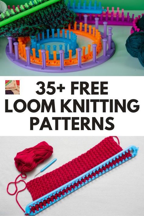 30+ Free Loom Knitting Patterns for Beginners and Beyond Loom Knit Hat Patterns, Loom Knitting Patterns For Beginners, Free Loom Knitting Patterns, Loom Knitting Patterns Free, Loom Knitting Blanket, Knit Hat Patterns, Loom Knitting Patterns Hat, Loom Knitting For Beginners, Loom Knitting Pattern