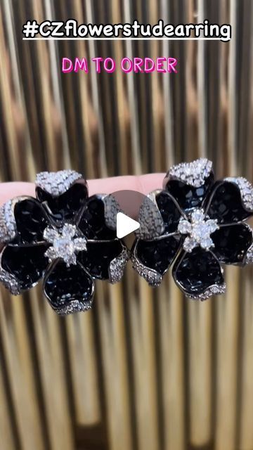 UpTrend Studio on Instagram: "Black & purple cubic zirconia flower stud earring .DM to order
.
.
.
.
@uptrend_studio  #uptrendstudio #india #instafashion #trendingnow #topselling #jewelry #fashion #jewellery #trendingreel #reel #repost #reelsinstagram #explore #viral #bollywoodfashion #latestjewellery #trendyjewellery #weddingjewellery #tyaanijewellery #reelitfeelit #trendingreel #reelkarofeelkaro #trending #immitationjewellery #americandiamondjewellery

Wedding jewellery, latest jewellery,Bollywood wedding jewellery , artificial bridal jewellery, immitation jewellery, modern jewellery , Ambani wedding jewellery," Latest Earrings Trends, Ambani Wedding, American Diamond Jewellery, Modern Jewellery, Bollywood Wedding, Flower Stud, Wedding Jewellery, Latest Jewellery, Bridal Jewellery