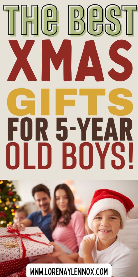 Christmas Gifts For 5 Year Boy, Toys For 5 Year Boy, Five Year Old Christmas Gifts, Gifts For 5 Year Boy, Four Year Old Christmas Gifts, Big Christmas Gifts, Family Gift Guide, Christmas Presents For Boys, Homeschool Gifts