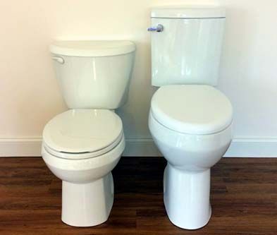 Handicapped Toilet Ideas, Tall Toilets Small Bathrooms, Comfort Height Toilet, Toilet Styles, Handicapped Toilet, Toilet Height, Ada Toilet, Closet Pictures, Toilet Size