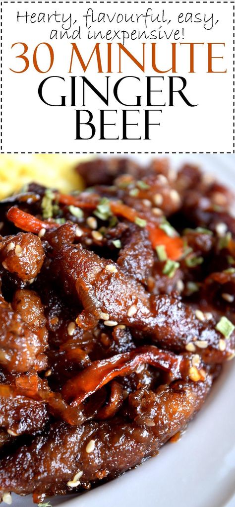 Ginger Beef, Inexpensive Dinners, Fantastic Recipes, Asian Beef, Mapo Tofu, Lord Byron, Beef Recipes Easy, Chinese Cooking, Beef Dinner