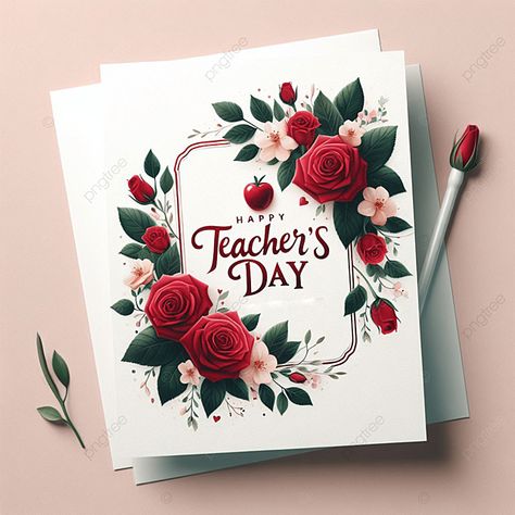 October Cartoon, Background Teacher, Teachers Day Decoration, Happy Teacher's Day Images, Happy Teacher Day, Happy Teachers Day Wishes, Happy Teachers Day Card, World Teacher Day, Painting Teacher