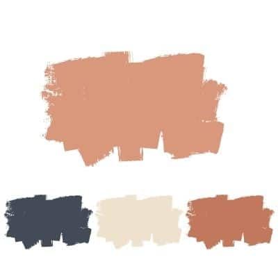 Terra Cotta paint colors Terra Cotta Bedroom Decor, Behr Terra Cotta Clay, Terra Cotta Paint Colors, Terra Cotta Accent Wall, Terra Cotta Paint, Terra Cotta Color Palette, Terra Cotta Floors, Terra Cotta Paint Color, Charcoal Color Palette