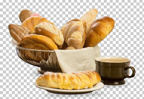 Pastry Breakfast, Danish Dessert, Cooking Png, Portuguese Sweet Bread, Coffee Bakery, Transparent Background Image, Bread Breakfast, Photo Elements, Themed Cafes