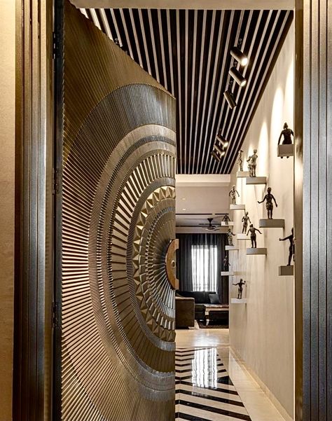 Main Door Design Entrance, Music And Architecture, Door Design Entrance, Space Home Decor, House Main Door, Modern Entrance Door, House Main Door Design, Main Entrance Door Design, Front Door Design Wood