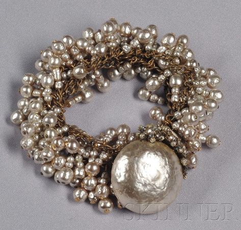 Mabe Pearl Jewellery, Number 27, Miriam Haskell Jewelry, Mabe Pearl, Pearl And Lace, Miriam Haskell, A Bracelet, Seed Pearl, Vintage Jewels